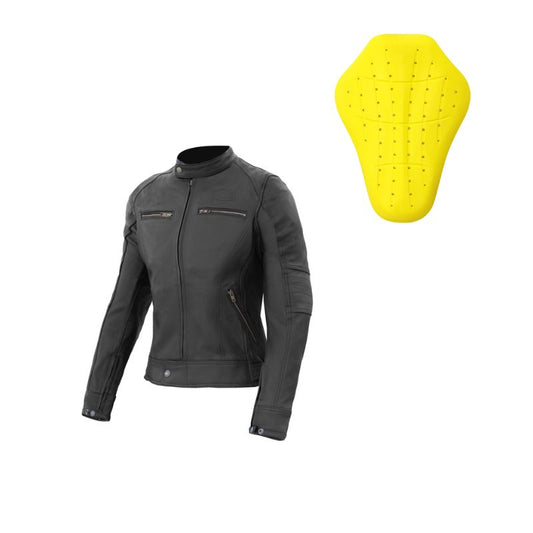 Giacca da motociclista in pelle da donna - Vintage Lady