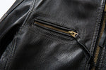 Blouson-en-cuir-de-vachette-pour-motard-et-biker-fermeture