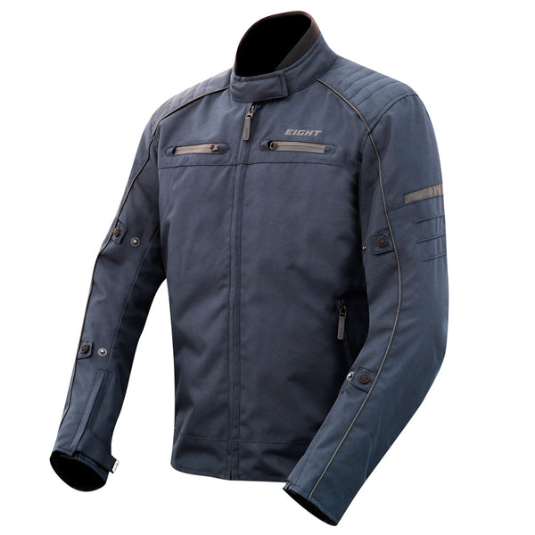 Blouson de Moto Homologué pour Homme Hiver Bleu