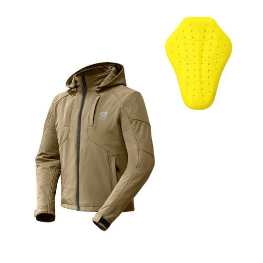 Giacca da motociclista da uomo - Cirrus Beige