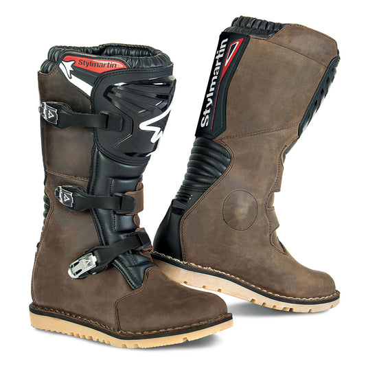 Bottes moto stylmartin impact rs wp cuir graisse tout terrain homme femme