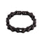 Bracelet biker homme en chaîne de moto noir, accessoire stylé pour motard
