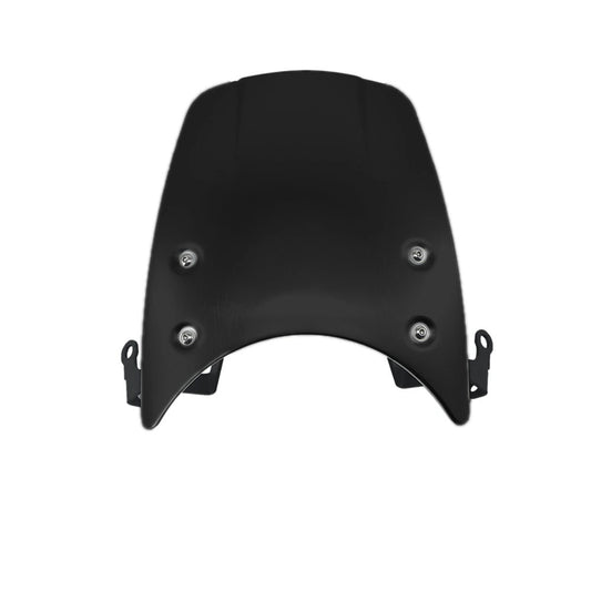 Bulle moto noire mate pour BMW – design sobre et montage universel