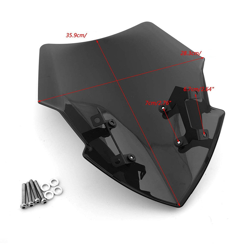 Bulle mt07 dimensions