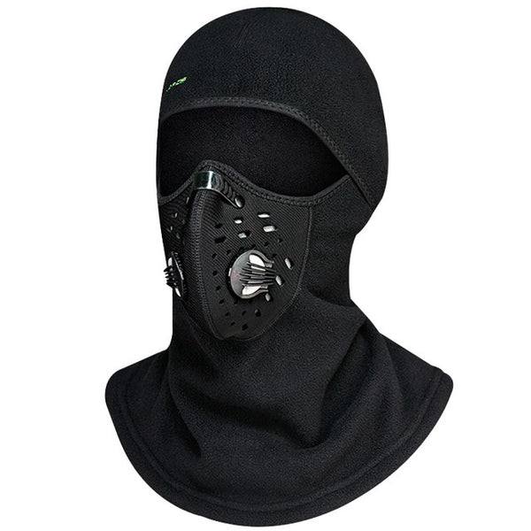Couleur CB Masque Facial De Randonnée D'hiver, Ski, Cyclisme, Course à Pied, Entraînement, Cagoule, Coupe-vent, Doux, Garde Au Cha - Auto