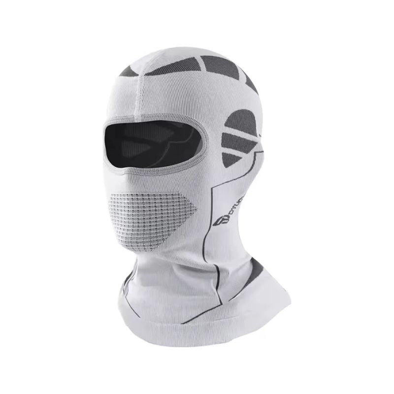 Cagoule moto 3D blanche respirante pour motard touring
