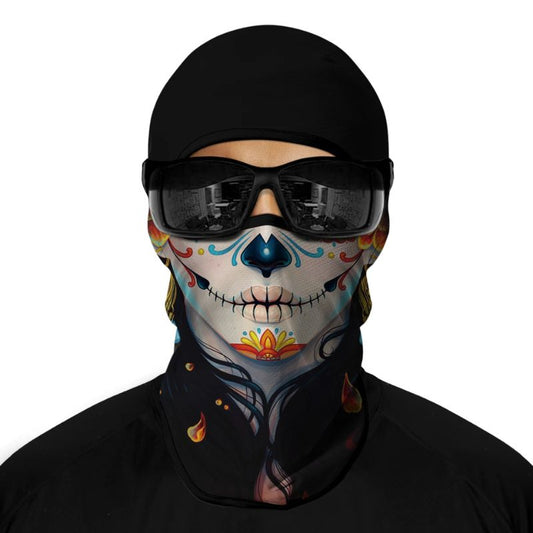 Cagoule moto bouche cousue au design coloré pour motards