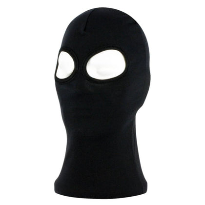 Cagoule moto noire 2 yeux