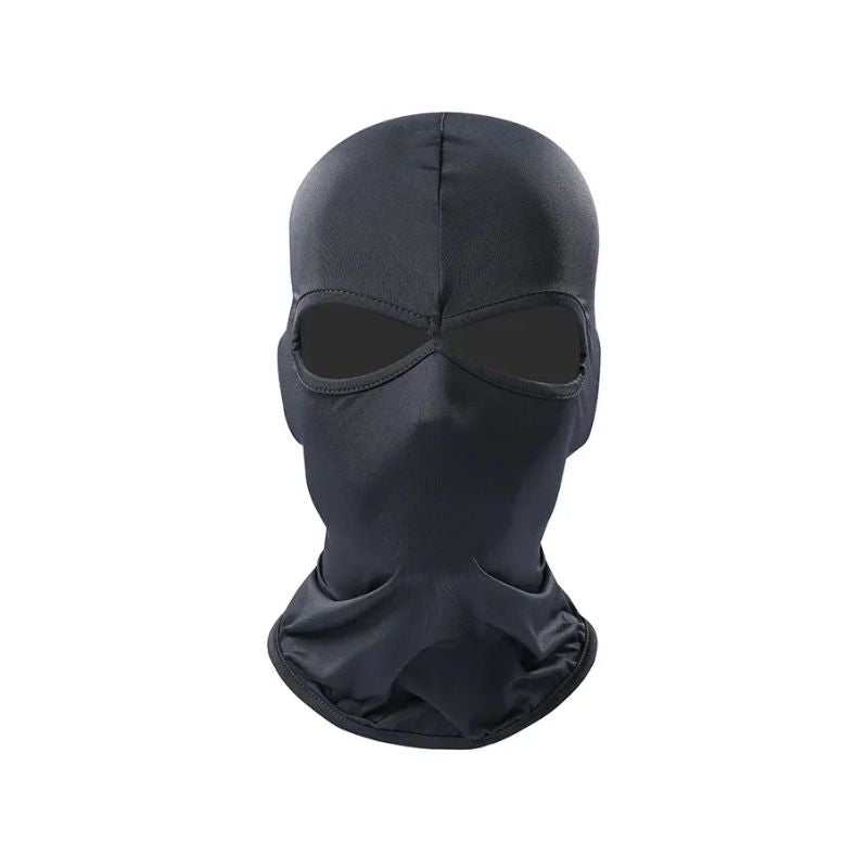 Cagoule moto gris foncé en polyester pour motard touring
