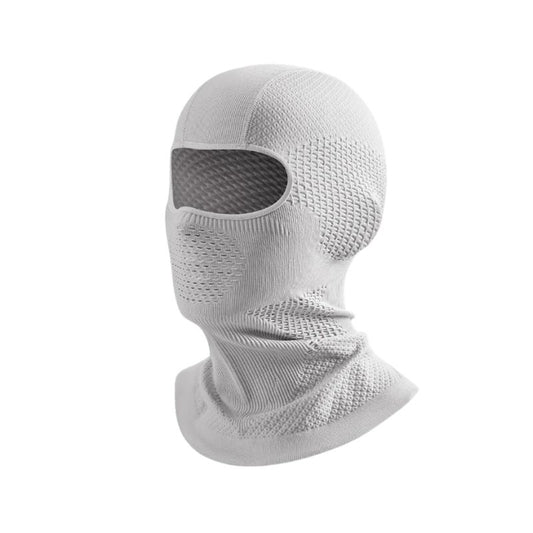 Cagoule moto respirante grise pour motard urbain