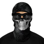 Cagoule moto - Tête de mort écailles - Vignette | Boutique biker