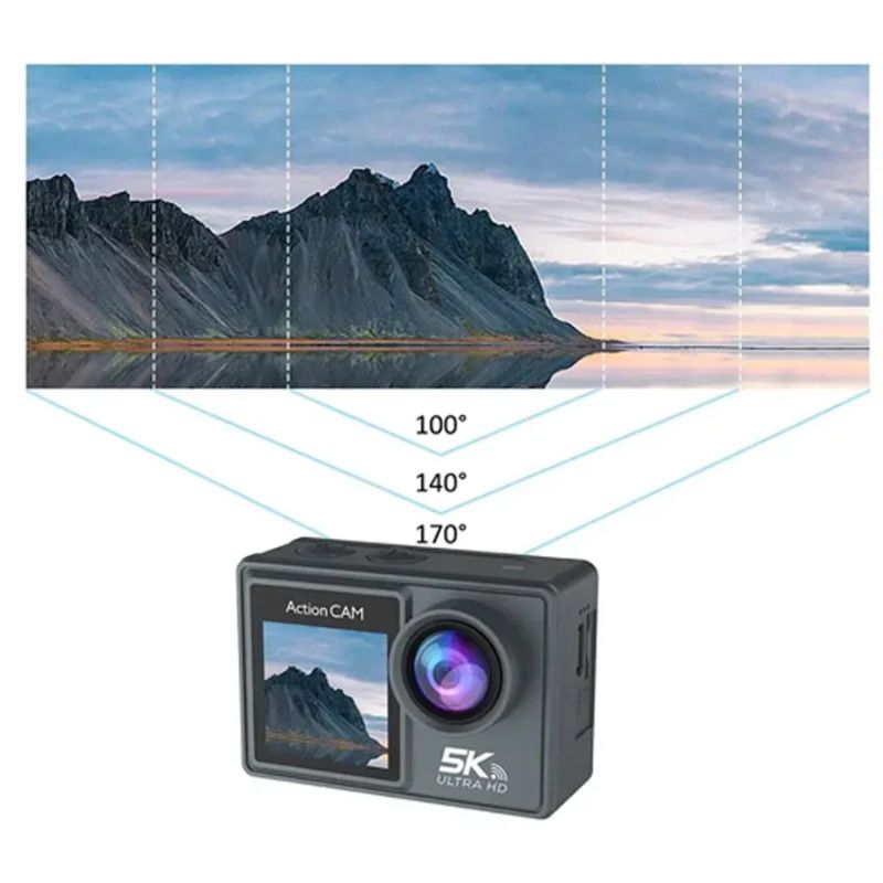 Objectif grand angle 170°