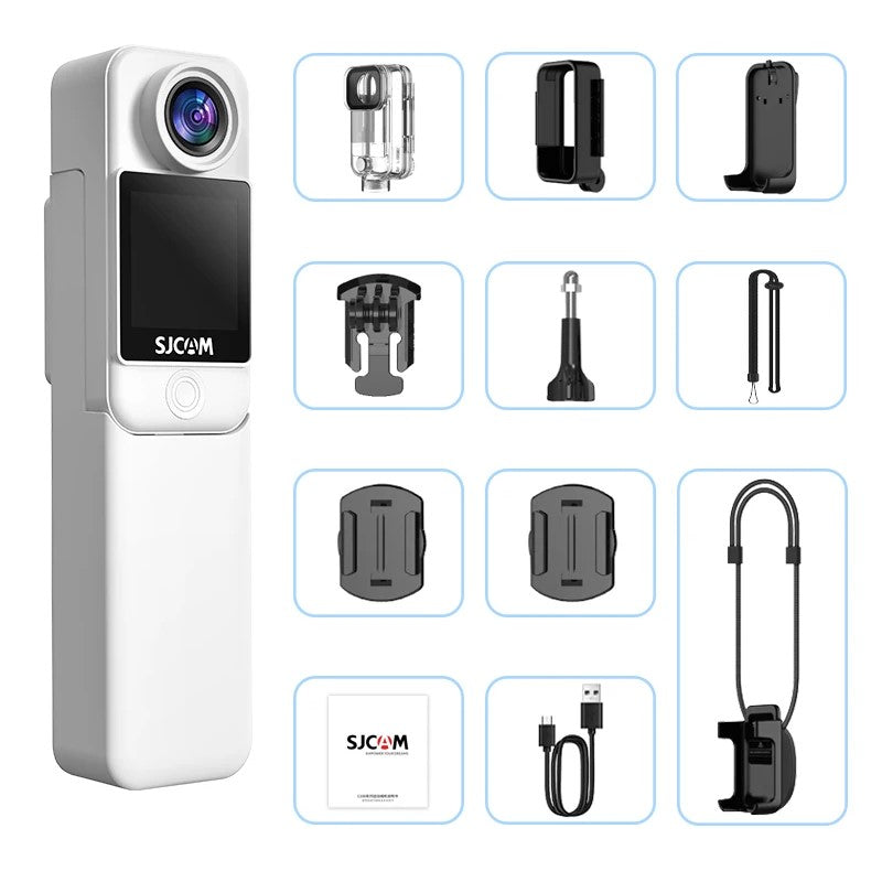 Camera-sport-blanc-long-avec