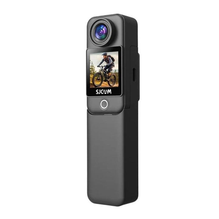 Dashcam Moto, Caméra Moto 4K, Casque, Double Objectif