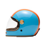 Casque integral Marko™ - Fullmoon 2 bleu orange - Vignette | Boutique biker