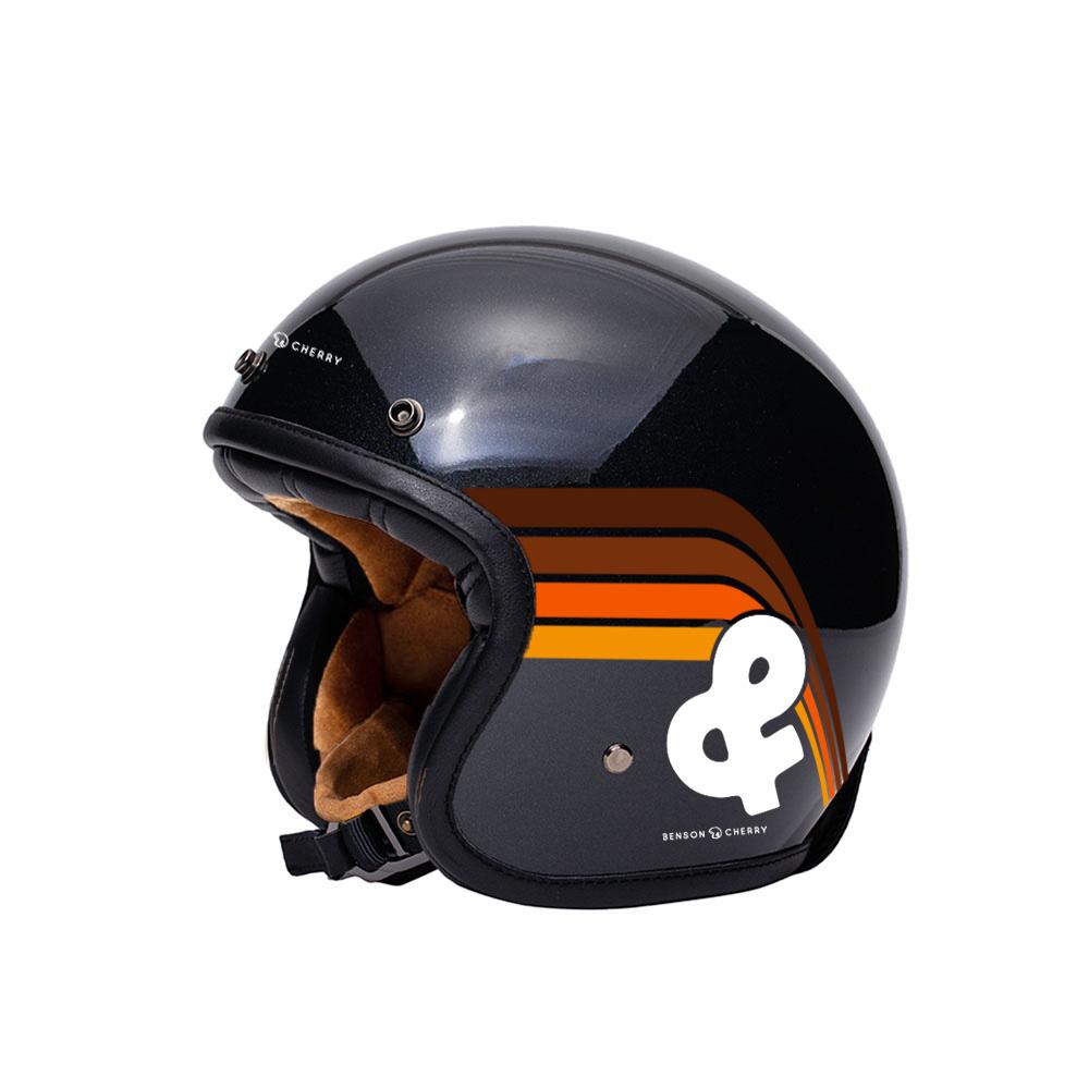 Casque-jet-moto-The-Classic-benson-et-cherry-Marko