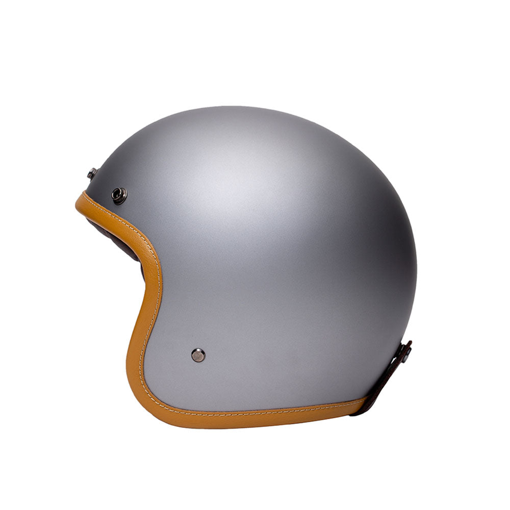 Casque-jet-moto-The-Classic-gris-mat-Marko-cote