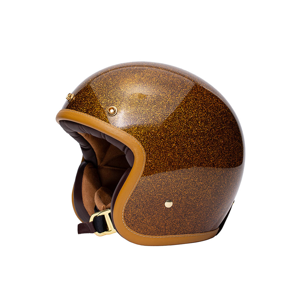 Casque-jet-moto-The-Classic-marron-paillete-Marko