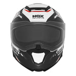 Casque modulable double écran - Nox N967 Synchro blanc - Vignette | Boutique biker
