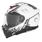 Casque modulable double écran - Nox N967 Synchro blanc - Vignette | Boutique biker