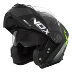 Casque modulable double écran + Pinlock - Nox N960 Cruzr noir et jaune - Vignette | Boutique biker