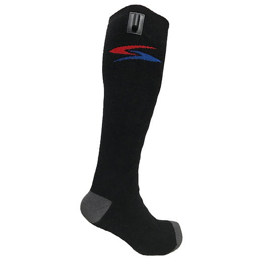 Chaussettes chauffantes gerbing noires pied et orteils chauffants pour moto ou outdoor