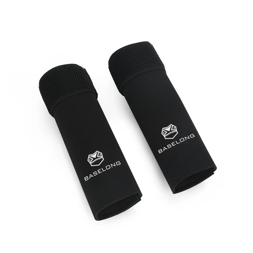 Chaussettes de fourche moto en néoprène noir BASELONG pour Yamaha YZ, protection anti-poussière et boue