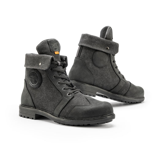 Chaussure moto noire homme femme smith wp stylmartin