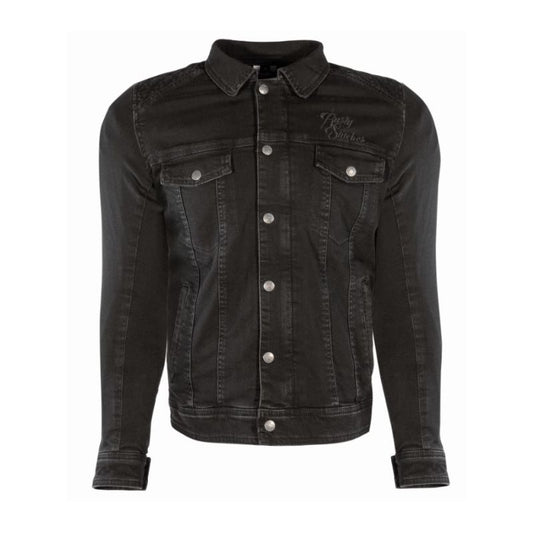 Chemise moto homme kevlar noire homologuée CE avec protections coudes et épaules