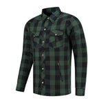 Chemise de moto Rusty Stitches - Jack Neil vert - Vignette | Boutique biker