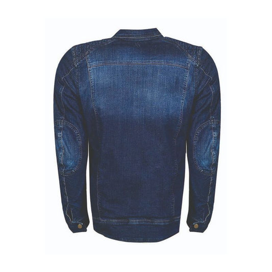 Chemise moto kevlar denim homologuée CE avec protections niveau 2 coudes épaules