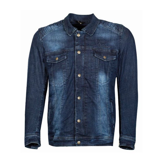 Chemise moto kevlar denim homologuée CE avec protections coudes épaules