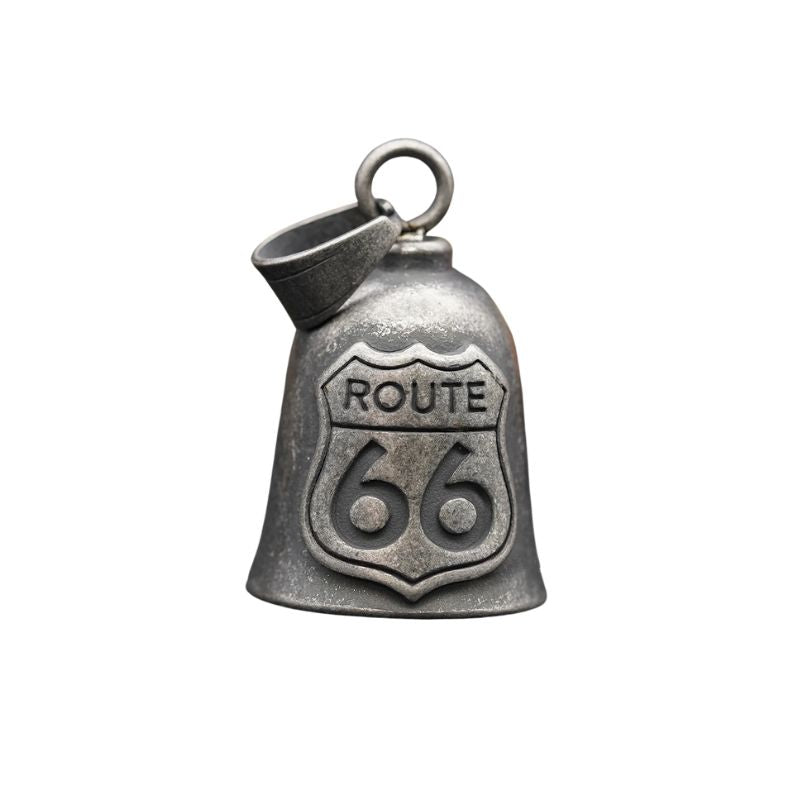 Clochette moto guardian bell route 66 porte-bonheur biker