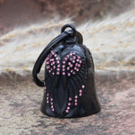 Guardian bell - Ailes d'ange diamantées - Vignette | Boutique biker