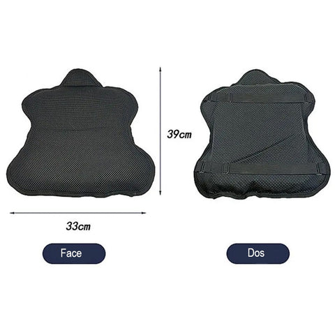 Coussin D'Air Confort Moto Craftride Custom Air M - Siège Gonflable Anti-Vibrations Pour Conducteur/Passager !