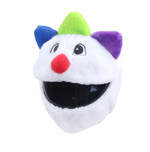 Housse De Casque Moto Peluche, Couvre-Casque De Moto Housse Protection  Complet Full Face Casque Couvre-Casque Peluche Dessin Bonnet PèRe pour