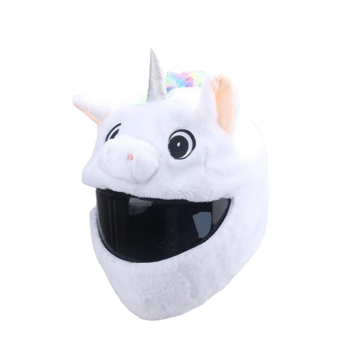 Housse De Casque Moto Peluche, Couvre-Casque De Moto Housse Protection  Complet Full Face Casque Couvre-Casque Peluche Dessin Bonnet PèRe pour