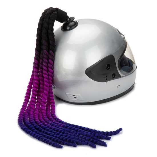 Couvre casque moto predator violet