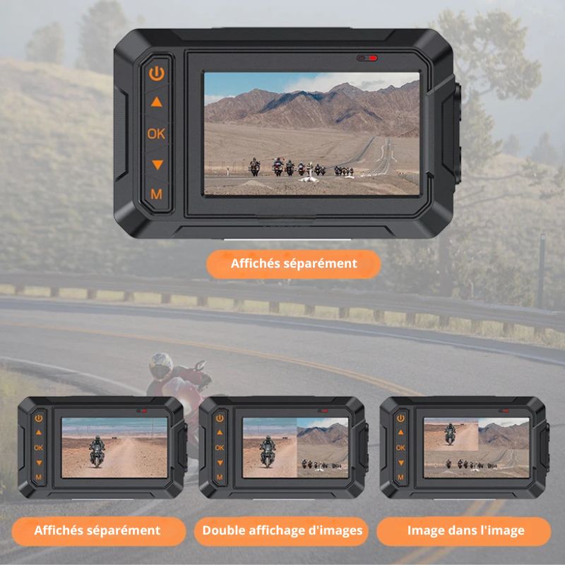 Dashcam-moto-affichage