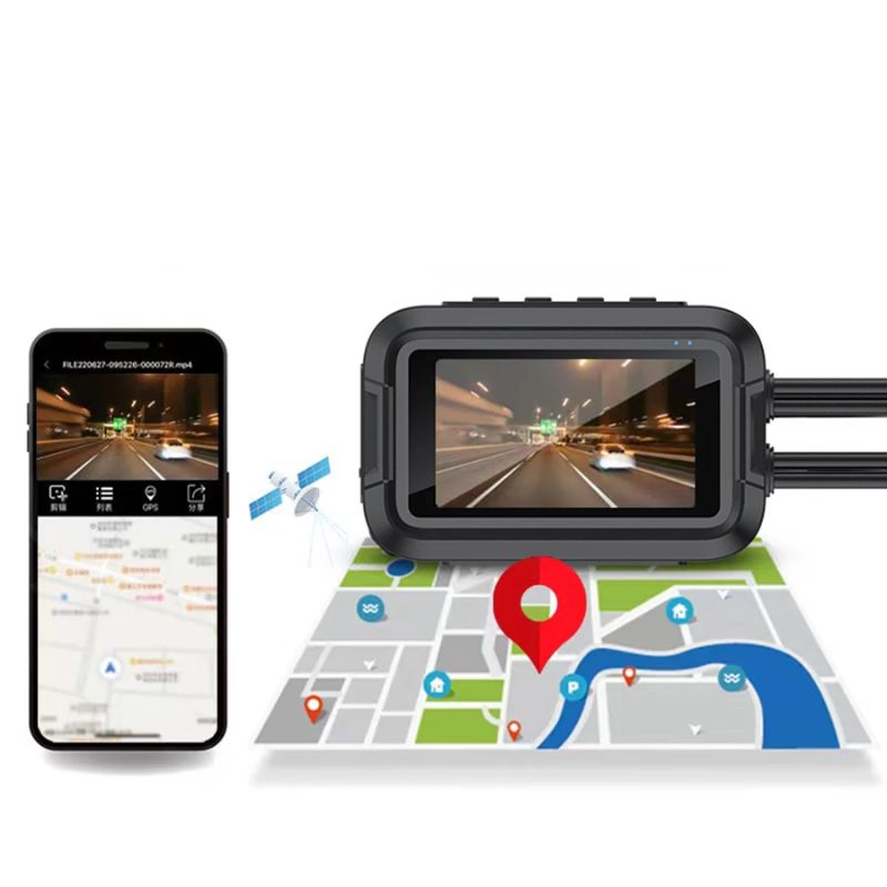Dashcam-pour-moto-GPS