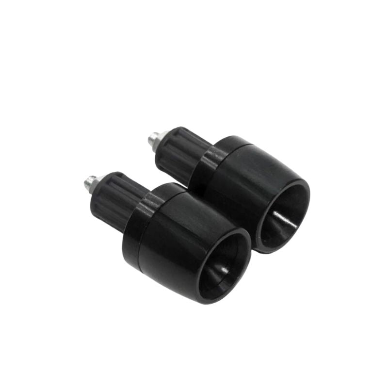 Embouts de guidon Kawasaki noir aluminium 22mm
