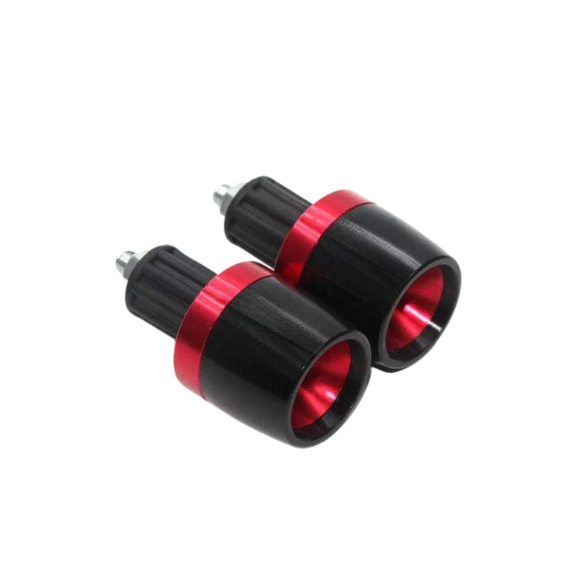 Embouts de guidon Kawasaki rouge aluminium 22mm