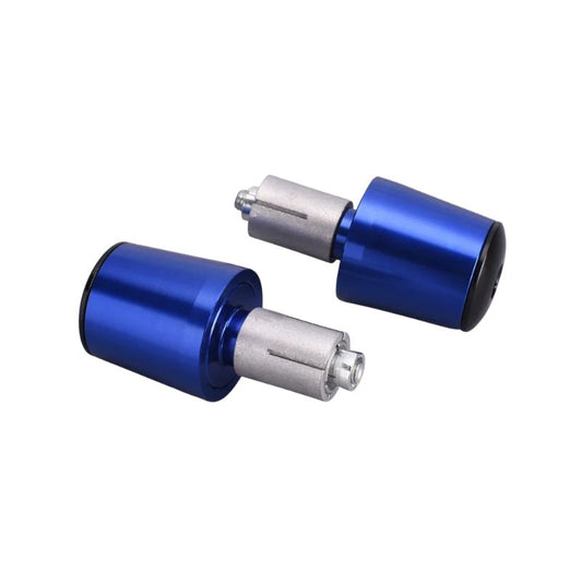 Embouts de poignées moto aluminium bleu universel 22mm