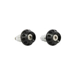 Embouts de guidon - 13-17mm anodisés noir - Vignette | Boutique biker