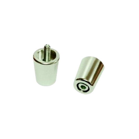 Embouts de guidon anodisés Kawasaki ZX Ø6 aluminium moto