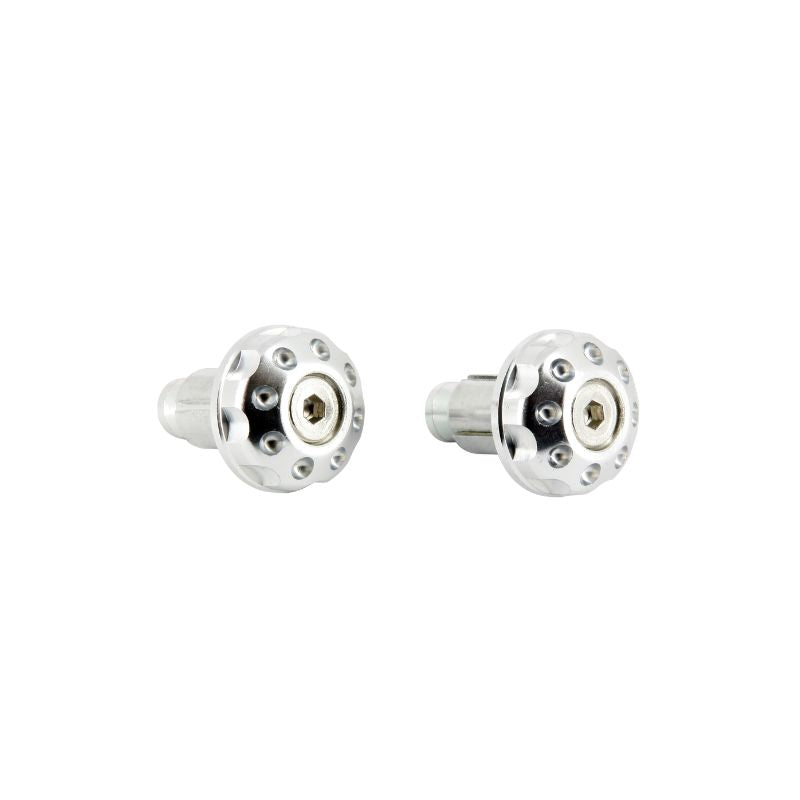 Embouts de guidon moto ronds aluminium Ø13 et 17 mm universels