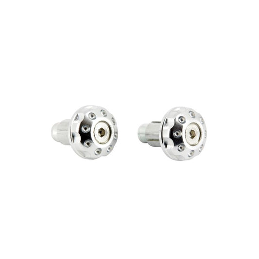 Embouts de guidon moto ronds aluminium Ø13 et 17 mm universels