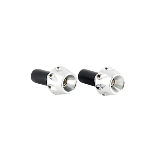 Embouts de guidon moto coniques anodisés aluminium Ø13 Ø17
