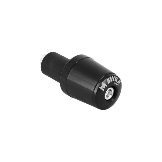 Embouts de guidon conique Ø17 anodisés noir moto 65 mm aluminium