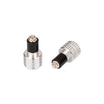 Embouts de guidon - 17mm anodisés argent - Vignette | Boutique biker